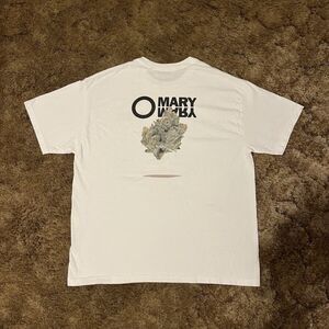Mary Mary Marijuana Weed Bud T-Shirt White XLarge